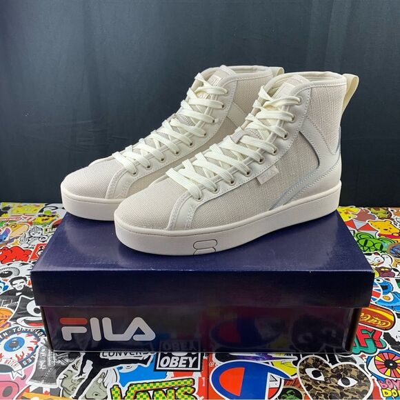Fila Madina Gardenia Woven High Tops Womens Various Sizes - Picture 1 of 15